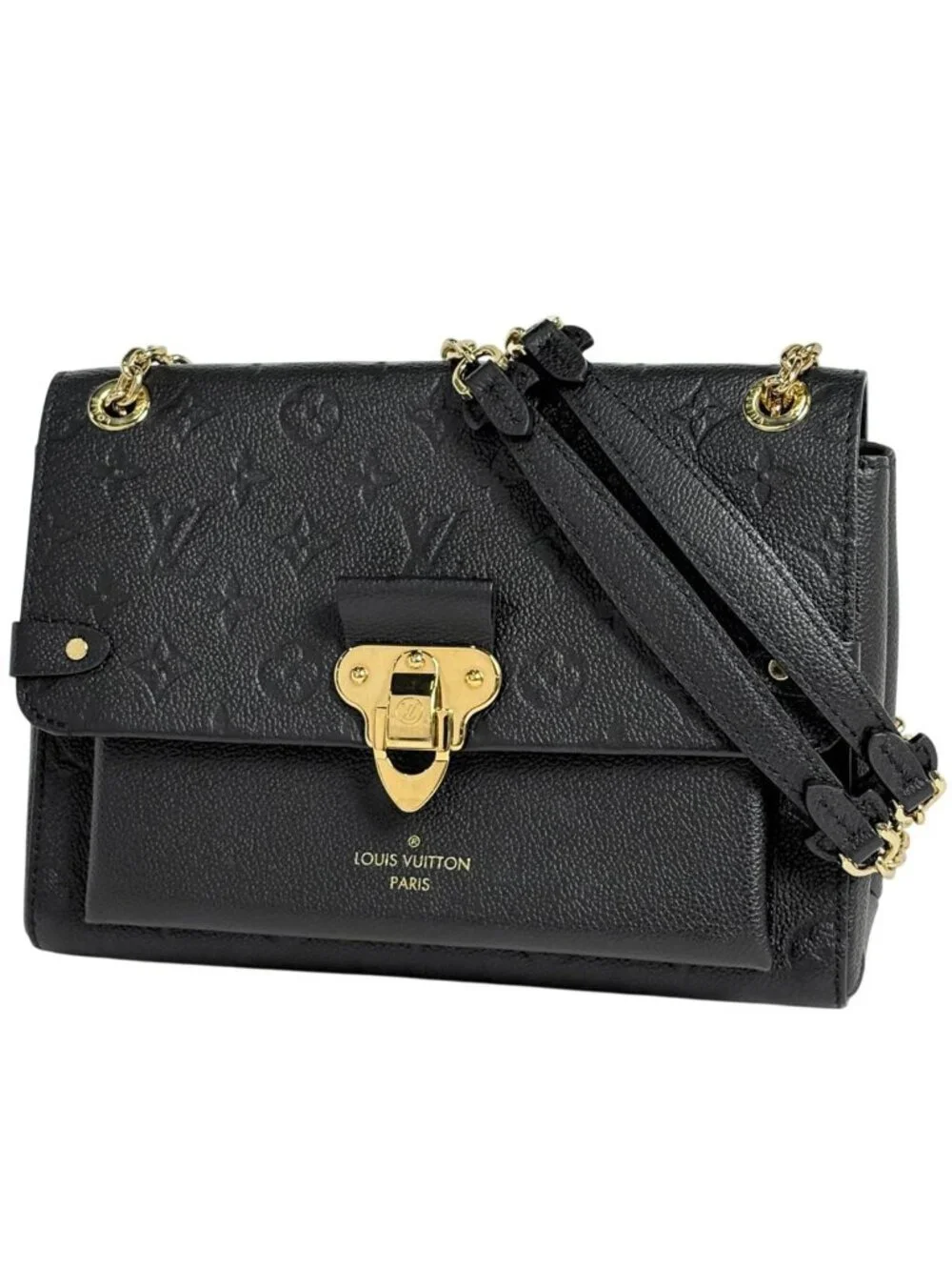 Louis Vuitton Vavin PM Shoulder Bag Crossbody Monogram Empreinte Noir